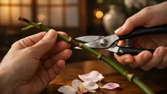 胡蝶蘭の花後はいつ切る?花茎の切り方と10〜11月のベストタイミング