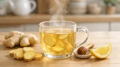 食後の胃もたれが気になる日に、しょうが湯で整える簡単習慣