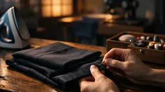 糸が表に出ない裾上げのやり方、ブラインドステッチを8ステップで解説