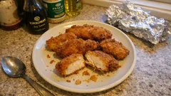 冷凍チキンカツがサクサク復活:レンジ→トースターで中まで熱々に温め直すコツ